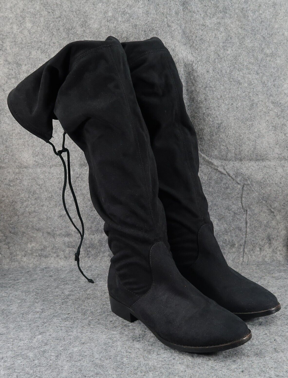 Steve Madden Shoes Womens 6.5 Boots Fashion Over The Knee Thigh High Tie Classic
